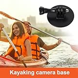 Paddleboard-Montagebasis – 80 X 60 X 30 Mm Halterung, Selbstklebendes Kamerapad, Surfbrett-Montageständer | Feste PVC-Schicht, Zuverlässige Befestigungshalterung, Für Wassersport-Action-Aufnahmen, Sur