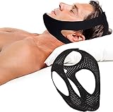 Anti Schnarchen Kinnriemen,Anti Snoring Chin Strap,Antischnarch Band,Schnarchstopper Anti Schnarchen,Schnarchlösung,Für Schnarchen,Reduktion Snore Relief Kinnriemen,2023 Aktualisierung (Schwarz-1)