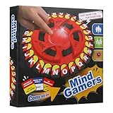 Wortspiel, Brettspiele für Kinder und Erwachsene, Words Spiel Deutsch, Buchstaben Drücken Familienspiel mit Timer, rasende wörter Spiel für 2-8 Spieler