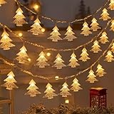 XVZ Weihnachtsbaum Lichterketten, 4m/13ft 20 LED batteriebetriebene Lichterketten 2 Beleuchtungsmodi für Innenbeleuchtung, Schlafzimmer, Hochzeit, Garten, Geburtstag, Weihnachten Deko - Warmweiß