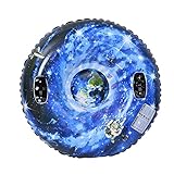 Aufblasbare Schlitten für Erwachsene Victop Aufblasbare Snow Tube mit Griffen Reifen 120cm Frostschutz Schlitten für Winter Outdoor