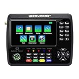 Irfora V10 Finder Max HD Satelliten-TV-Signalfinder DVB-S/S2/S2X Digitales Handsignalmessgerät Satellitenfinder H.265 4,3-Zoll-LCD zum Einstellen der Sat-Schüssel