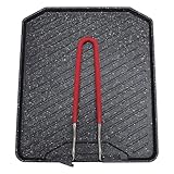 Grillpfanne aus Aluminiumlegierung, antihaftbeschichtet, Camping-Grillplatte, Outdoor-Grill (Typ 1)