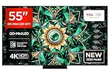 TCL 55Q7C 55 Zoll QD-Mini LED-Fernseher, 4K HDR Premium 2600, Smart Google TV (Dolby Vision IQ & Atmos, HVA-Panel, Audio von Bang & Olufsen, 144Hz Motion Clarity Pro, Game Master)