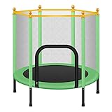 JJ JUJIN Trampolin für Kinder, 1,4 M, Indoor-Outdoor-Trampolin mit Sicherheitsnetz für Kleinkinder im Alter von 2–8 Jahren