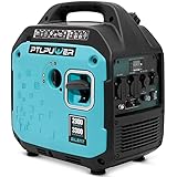 PTLPUWER Stromgenerator Inverter 2900W Benzin Notstromaggregat tragbare leise 4 Takt Stromerzeuger mit USB und 230V Steckdosen Generator für Outdoor Camping Reise Garage Wohnwagen