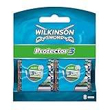 Wilkinson Sword Protector 3 Rasierklingen für Herren Rasierer, 8 Stück (1er Pack)