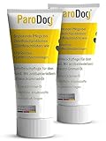 PARODOG® Zahnfleischpflege-Gel für Hunde, 2x25ml, 2er Set Zahncreme zum Vorteilspreis, begleitende Behandlung von Zahnfleischbluten, Parodontose & Entzündungen