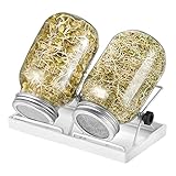 ecooe Sprossen Keimglas 2er Set keimgläser für...