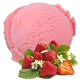 Erdbeer Geschmack 1 Kg Gino Gelati Eispulver für Speiseeis Softeispulver Speiseeispulver