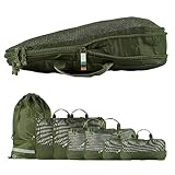 TRAVEL DUDE Packwürfel Set mit Kompression aus recycelten Plastikflaschen | Leichte Packing Cubes | Packtaschen Set für Rucksack & Koffer (Wald Grün, 7-teiliges Set)