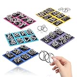 40-teiliges Metall-Knobelspiele Set | 3D-Puzzle für Erwachsene & Jugendliche | Herausfordernde Denksport-Rätsel Pausen