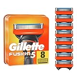 Gillette Fusion 5 Rasierklingen, 8 Rasierklingen pro Packung, mit Anti-Irritations-Klingen für bis zu 20 Rasuren pro Klinge, aktuelle Version
