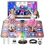 Helangel Interaktive Tanzmatte für TV mit Kamera – doppelte rutschfeste Musikmatte für Kinder und Erwachsene, verbesserte Modelle (166 x 93 cm)