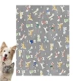 Générique Kühlmatte für Hunde – Kühlmatte für Hunde, waschbare und wasserdichte Matte für Käfige und Innen- und Außenbereich, Terrasse, Camping, Garten, Auto