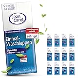 Jean Carol Einmal-Waschlappen, Sensitiv, 13er Pack (13 x 28 Stück)