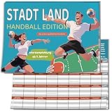 Stadt Land Handball Edition – Handball Spiel für Kinder ab 9 Jahre & Erwachsene | Geschenk für Teenager Jungen Mädchen 10 11 12 13 14 15 16 Jahre & Männer | Weihnachten, Nikolaus, Adventskalender 2025