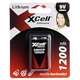 XCell CR9V/P 9V Block-Batterie Lithium 1200 mAh 9V 1St.