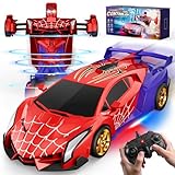 Ferngesteuertes Auto Transform mit LED-Augen & Unterbodenlicht, 2,4GHz Spider Rc Auto & 360° Drehung Roboter, Spielzeug ab 3 4 5 6 7 8 9 10 Jahre Junge Geschenk Junge Mädchen 3-12 Jahre Kinder Spiele