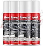 BRESTOL® ROSTUMWANDLER SPRAY 4x 400 ml - Rostkonverter mit Langzeit-Korrosionsschutz & Grundierung - Rost-Umwandler Roststopp Rostschutz Grundierer Rostentferner Roststop Rostlöser Rostsanierer