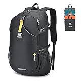 SKYSPER ISHELL 40 Faltbarer Rucksack 40L Ultra-leicht Tagesrucksack Verstaubar Daypack Wasserfest Wanderrucksack Reiserucksack für Camping Outdoor Wandern Reisen