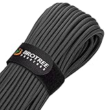 BROTREE Paracord 550 4mm Seil 100% Nylon Schnüre mit 9 Strängen Type III für Survival, Outdoor, Armband, Hundeleine (15m, 30m, 50m, 100m) - Bruchlast 280kg (620lbs)