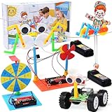 JoyJoyful Experimente für Kinder ab 8 9 10 11 12, STEM Roboter Bausatz Spielzeug, Geschenk ab 8-14 Jahre Jungen Bausatz Spielzeug, Elektronik Baukasten, Experimentierkasten, Elektro Baukasten