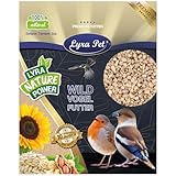 Lyra Pet® | 25 kg Sonnenblumenkerne Geschält Bruch | Wildvogelfutter Ganzjährig | Optimal für Jungtiere | Vogelfutter für Wildvögel | Wertvolles Streufutter | Energiespender für Sommer + Winter