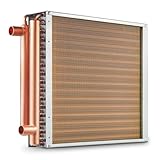 VEVOR Wärmetauscher Wasser-Luft, 40,64 x 40,64 cm mit...