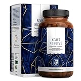 Magnesium Komplex hochdosiert - Komplex mit: Magnesiumcitrat, Bisglycinat, Magnesium Malat und Magnesiumoxid - Vegan - 180 Kapseln