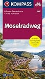 KOMPASS Fahrrad-Tourenkarte Moselradweg 1:50.000: Leporello Karte, reiß- und wetterfest