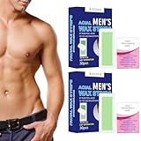 60 PCS Kaltwachsstreifen Kaltwachsstreifen Gesicht Wachsstreifen Haarentfernung Waxing Strips Für Das Gesicht Hauttypen Geeignet Beine Kaltwachsstreifen Männer Wachsstreifen Für Frauen Zuhause Reise