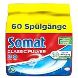Somat Classic Pulver, Spülmaschinenreiniger, Vorratspack 1 x 1,2 Kg, für die tägliche Reinigung