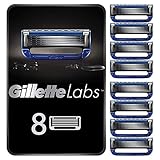 Gillette Labs Heated Razor Rasierklingen, 8 Ersatzklingen für beheizbaren Nassrasierer