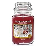Yankee Candle Duftkerze im Glas (groß) | Christmas Magic | Brenndauer bis zu 150 Stunden