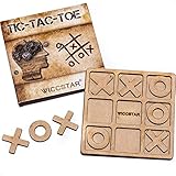 WICCSTAR Tic-Tac-Toe Spiel Legespiel Holz Puzzle IQ Spiel