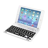 Arteck Tastatur für iPad Mini 5 (2019)/iPad Mini 4 QWERTZ for Apple iPad Bluetooth Tastaturabdeckung mit eingebautem Ständer für Apple iPad Mini 5/iPad Mini 4 mit 130 Grad Verstellbarer Drehung