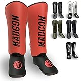 MADGON Schienbeinschoner mit perfektem Sitz und Dicker...