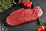 WURSTBARON® Flanksteak-Set, frische Steaks vom Rind, ideal für den Grill, aromatisches und saftiges Grillfleisch, Premium-Qualität aus Bayern, Grillpaket mit 4 Steaks