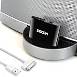 30-poliger Bluetooth-Adapter für Bose Sounddock und andere Musik-Dockingstationen, 30-poliger iPod-Docking-Lautsprecher für das iPhone (Nicht für Autos oder Motorräder geeignet) - schwarz