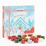 Yankee Candle North Pole Adventskalender Weihnachten 24 Duftkerzen 9,8 g in 8 exklusiven Weihnachtsdüften