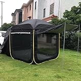 SSLW Pop-up-Auto-Heckzelt | SUV-Auto-Heckklappen-Markisenzelte Für Camping, Tragbare, Große Van-Kofferraumzeltabdeckung, Mehrzweck-Heckklappenzelt, UV-Schutzbeschichtung, Wasserdicht