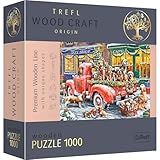 Trefl - Holzpuzzle: Die Helfer des Weihnachtsmanns - 1000...