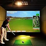 4 Größen, Indoor-golfsimulator Für Den Privaten Und Gewerblichen Gebrauch, Inklusive Hd-schlagschutz, Geeignet Für Die Verwendung Mit Allen Golf-abschussmonitoren Für Das Golftrai(Size:3x1m/9.8x3.2ft)