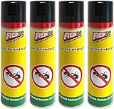 4er Set Ameisenspray 400ml Insektenspray Schaben Ameisen Spray Insektenstopp Insektenschutz Ungeziefer Abwehr Insektenbekämpfung