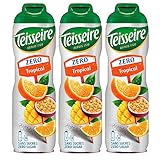 Teisseire Sirup Tropical zero Zucker 600ml - Cocktails, Milchshakes (3er Pack)