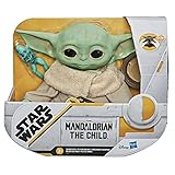 Star Wars The Child sprechende Plüsch-Figur mit Sounds und Accessoires, The Mandalorian Spielzeug, Baby Yoda 19 cm Groß