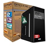 Ultra Intel i7 PC - Schneller Rechner + Computer für Büro & Home Office mit 32GB RAM/Arbeitsspeicher - 1000GB SSD - DVD+RW - USB3.0 - WiFi 600 und Bluetooth 5 - Win 11 Pro