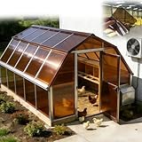 Transparente Polycarbonat-Dachplatten, 2mm Klare Acrylglas Platten Kunststoffplatte, Schlagfest Regenschutz Gewächshausplatten, Schlagfestes PC Platten(Brown,1.22 * 2m/4 * 6.6ft)