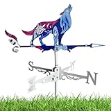 Metallischer Hahn Hahn-Strahler - Dekorativer Indikator für die Richtung, Vintage Bauernhofdachverzierung | Rostbeständige Wetterhäuser, Gartenskulptur